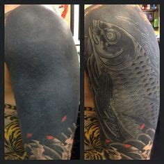 schwarzes tattoo covern